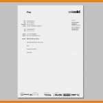 Vorlage Fax Cool 12 Fax Brief Vorlage