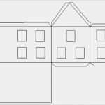 Vorlage Fensterbild Häuser Gut 69 Erstaunlich Papierhaus Basteln Vorlage Bilder