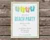 Vorlage Flip Flop Einladung Erstaunlich Luxus Beach Party Einladung Fur 97 Tiki Party Beach Party