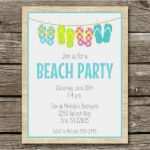 Vorlage Flip Flop Einladung Erstaunlich Luxus Beach Party Einladung Fur 97 Tiki Party Beach Party