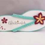 Vorlage Flip Flop Einladung Erstaunlich Sabines Basteltisch Juli 2014