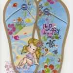 Vorlage Flip Flop Einladung Luxus Stempeleinmaleins Flipflop Vorlage Flip Flop Template