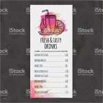 Vorlage Flyer 3 Spaltig Wunderbar Wird Vorlage Getränkekarte Layout Flyer Saft Und Cocktail