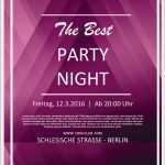 Vorlage Flyer A5 Word Schön Party Flyer