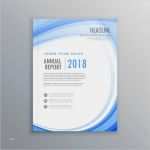 Vorlage Flyer Kostenlos Großartig Elegant Broschüre Flyer Blaue Welle Design Vorlage