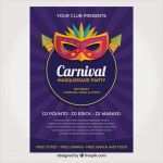 Vorlage Flyer Kostenlos Neu Lila Karneval Flyer Vorlage