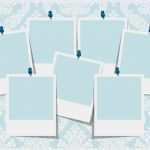 Vorlage Fotocollage Wunderbar Blue Damask Collage Template Vector Art &amp; Graphics