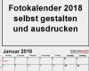 Vorlage Fotokalender Erstaunlich Fotokalender 2018 Als Word Vorlagen Zum Ausdrucken
