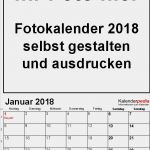 Vorlage Fotokalender Erstaunlich Fotokalender 2018 Als Word Vorlagen Zum Ausdrucken
