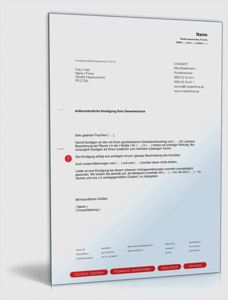 Vorlage Fristlose Kündigung Angenehm Kündigung Word Vorlage Schön Fristlose Kündigung Vorlage