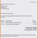 Vorlage Für Eine Rechnung Beste Dauerrechnung Muster