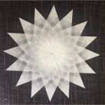 Vorlage Für Einen Stern Inspiration Weißer Stern 16 Zacken Sterne Aus Transparentpapier