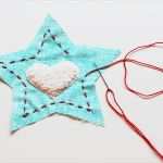 Vorlage Für Einen Stern Süß Stern Anhängerchen Nähen