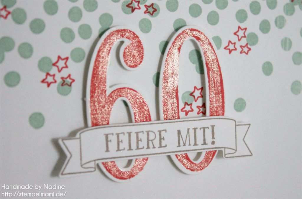 Vorlage Für Einladung Zum 60 Geburtstag Genial Einladungskarte Zum 60 Geburtstag Basteln Mit Stampin Up