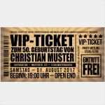 Vorlage Für Einladungskarte 50 Geburtstag Kostenlos Genial Einladungen Zum 50 Geburtstag “vip Ticket” – Meine