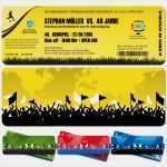 Vorlage Für Eintrittskarten Erstaunlich Einladung Zum Geburtstag Als Fussball Ticket Im