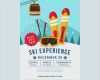 Vorlage Für Flyer Kostenlos Inspiration Ski Trip Flyer Vorlage
