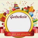 Vorlage Für Gutschein Geburtstag Wunderbar Geburtstagsgutscheine Vorlagen • Individuelle Gutscheine