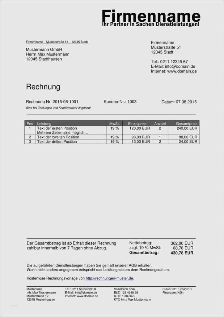 Vorlage Für Rechnung Elegant Belastungsanzeige Vorlage Kostenlos Inspiration