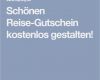 Vorlage Für Reisegutschein Einzigartig Schönen Reise Gutschein Kostenlos Gestalten