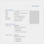 Vorlage Für Tabellarischen Lebenslauf Hübsch Vorlage 70 Tabellarischer Lebenslauf