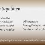 Vorlage Für Visitenkarten Kostenlos Großartig Visitenkarten Vorlage Antik