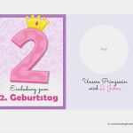 Vorlage Geburtstag Einladung Erstaunlich Einladung 2 Geburtstag