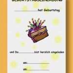 Vorlage Geburtstag Einladung Süß Vorlage Einladung Geburtstag