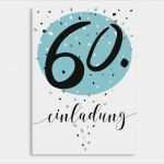 Vorlage Geburtstagseinladung 30 Bewundernswert Einladung Zum 60 Geburtstag Konfetti