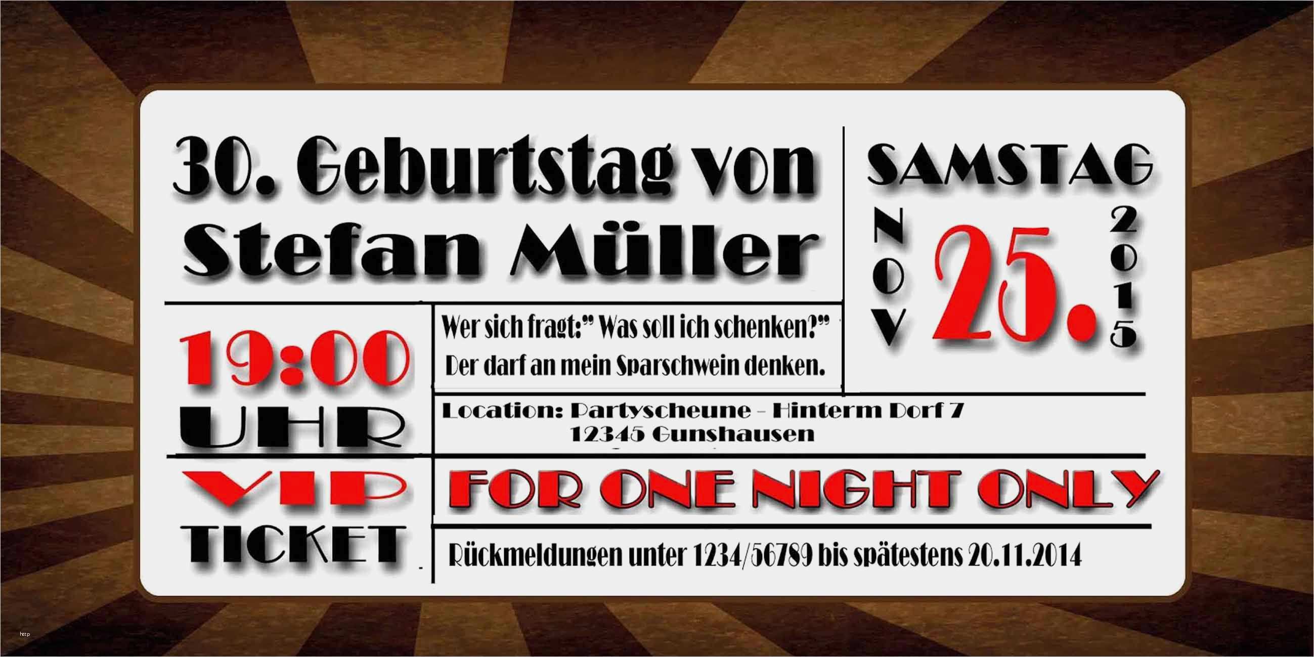 Vorlage Geburtstagseinladung 30 Inspiration Einladungskarten Einladungskarten 30 Geburtstag