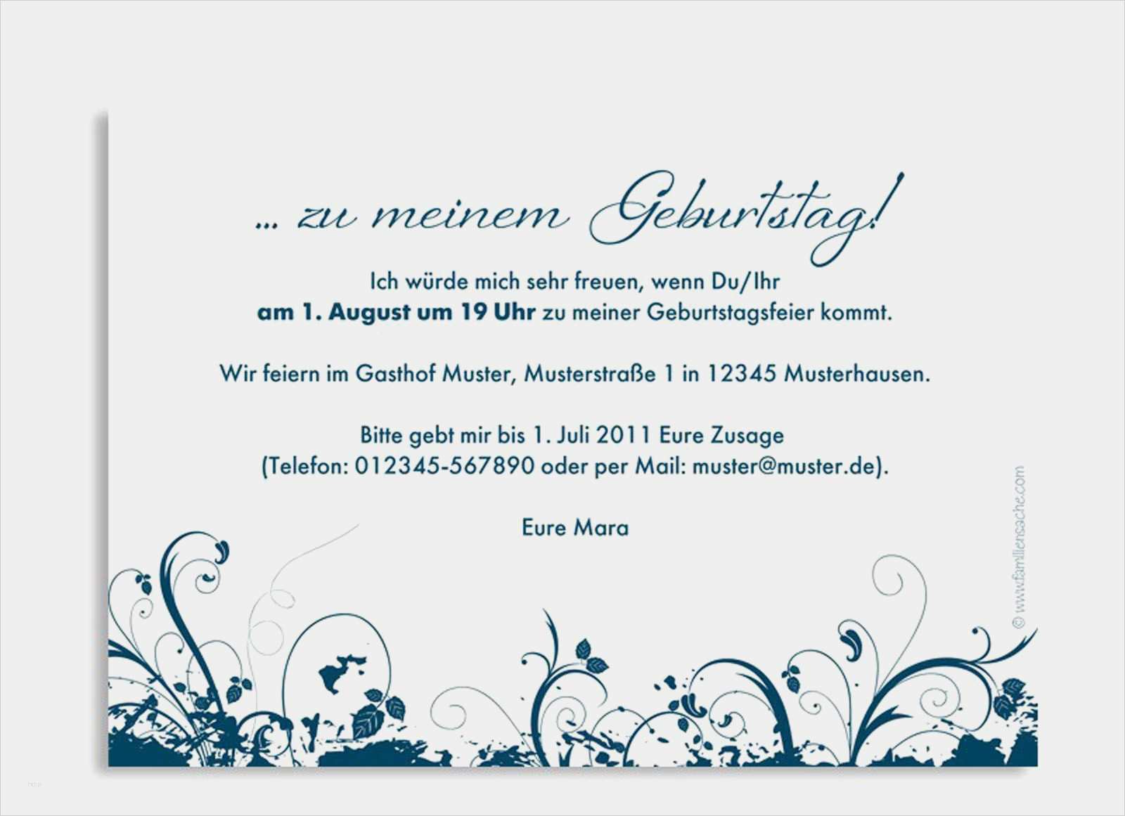 Geburtstag Einladung Text geburtstag einladung text
