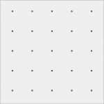 Vorlage Geobrett 5x5 Elegant Single Geoboard