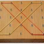 Vorlage Geobrett 5x5 Erstaunlich Geobrett 5x5 Holz Geometrie Mathematik