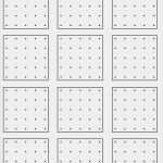 Vorlage Geobrett 5x5 Hübsch C 16 Geoboard Recording Paper