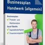 Vorlage Geschäftsplan Genial Businessplan Handwerk
