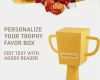 Vorlage Geschenkschachtel Erstaunlich Trophy Favor Box Printable Pdf