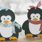 Vorlage Geschenkschachtel Süß Geschenkschachtel Pinguin