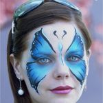 Vorlage Gesicht Schminken Angenehm so Schminken Sie Einen Farbenfrohen Schmetterling Auf