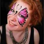 Vorlage Gesicht Schminken Best Of so Schminken Sie Einen Farbenfrohen Schmetterling Auf