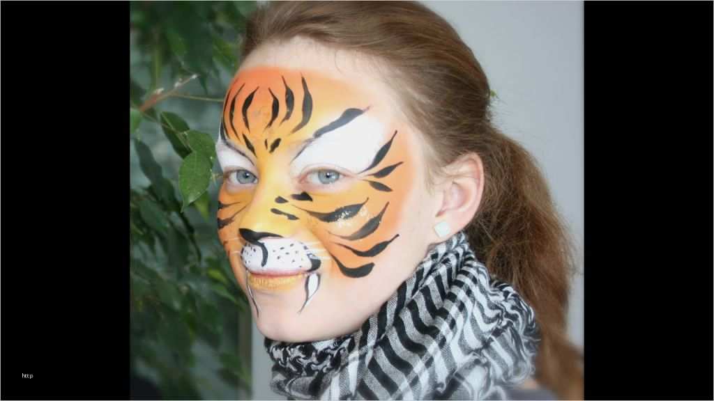 Vorlage Gesicht Schminken Einzigartig Tiger Schminken Tiger Kinderschminken Vorlage Video