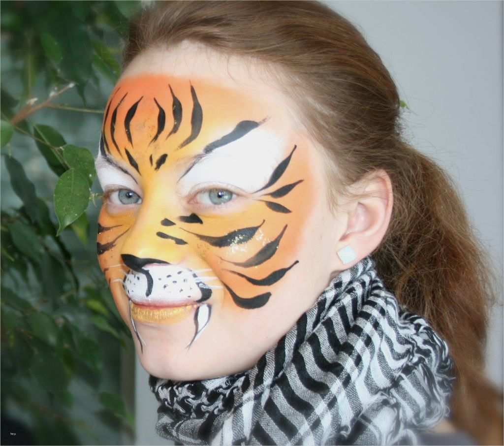 kinderschminken tiger einfach