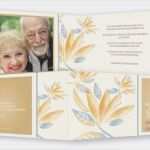 Vorlage Goldene Hochzeit Fabelhaft Einladung Goldenen Hochzeit Vorlage Muster Kostenlos