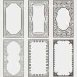 Vorlage Grußkarte Fabelhaft Vintageset Retrokarten Vorlage Für Grußkarte Hochzeit