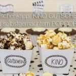 Vorlage Gutschein Kino Elegant Geschenktipp Diy Kino Gutschein Mit Popcorn