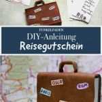 Vorlage Gutschein Reise Wunderbar Diy Anleitung Reisegutschein Basten Mit Koffer