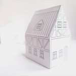 Vorlage Haus Basteln Großartig Haus Aus Papier Falten Basteln Avec Haus Basteln