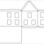 Vorlage Haus Basteln Neu Vorlage Haus Basteln Schnittmuster