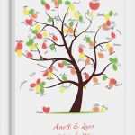 Vorlage Hochzeitsbaum Genial Fingerabdruck Baum Auf Leinwand ♥ Hochzeitsspiel