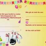 Vorlage Hochzeitseinladung Selber Drucken Angenehm Einladung Kindergeburtstag Kegeln Text