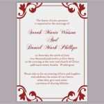 Vorlage Hochzeitseinladung Word Elegant Diy Einladung Vorlage Bearbeitbare Word Von